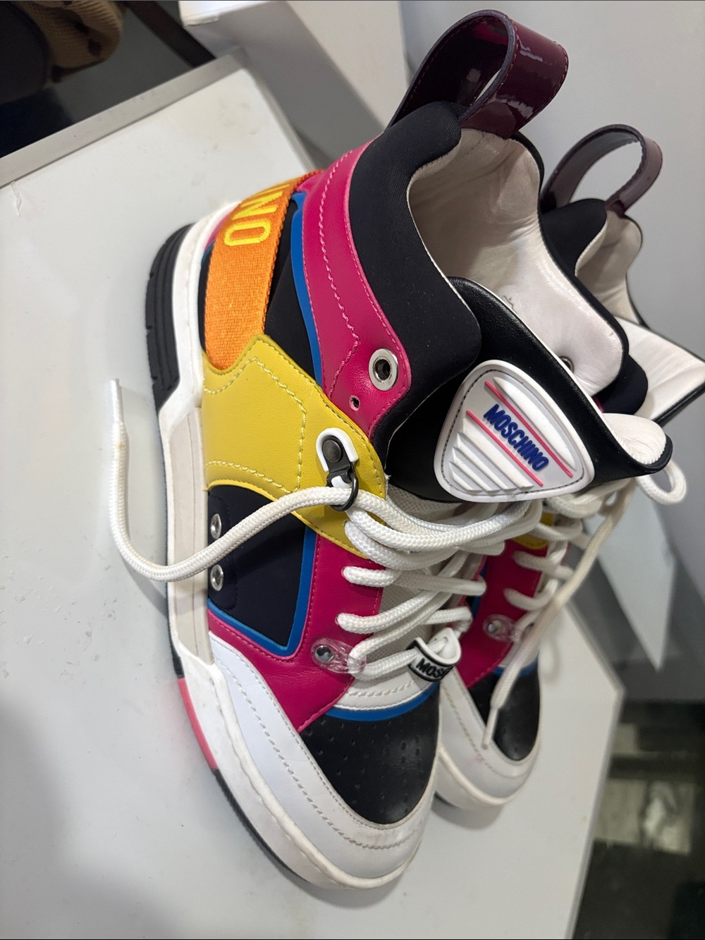 Moschino bright multicolor sneakers